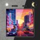 Pixel Art City Street Night Purple Pink Neon Palm Trees Light Box DLPDG071