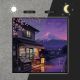 Summer Sea Clouds Ghibli Style Aesthetic Desktop Light Box DLPDG047
