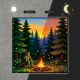 Summer Sea Clouds Ghibli Style Aesthetic Desktop Light Box DLPDG047
