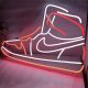 Retro High-Top Sneaker Neon Sign Wall Decor for Hypebeasts DLNW003