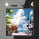 Summer Sea Clouds Ghibli Style Aesthetic Desktop Light Box DLPDG047
