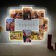Whimsical Family LED Puzzle Light Sign DLPS002