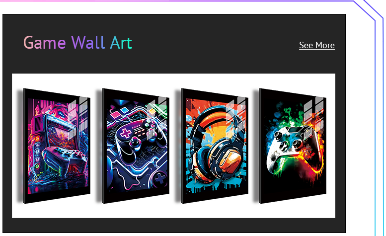 Game wall art