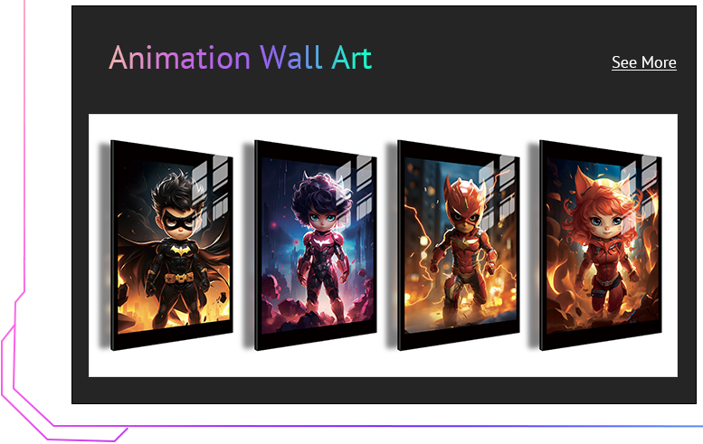 Animation wall art