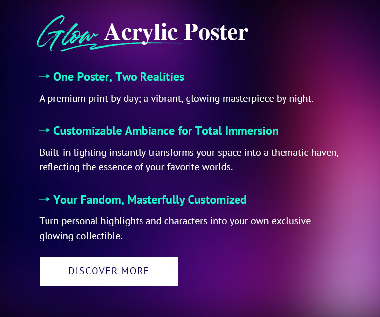 Glow acrylic poster benefits